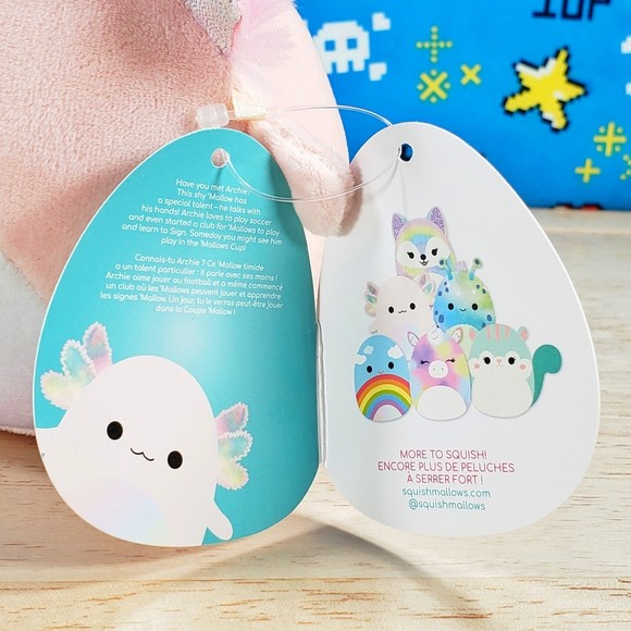 Squishmallow Archie the Axolotl 5" UltraSoft Stuffed Sealife Squad Plush Toy NWT - Picture 11 of 12